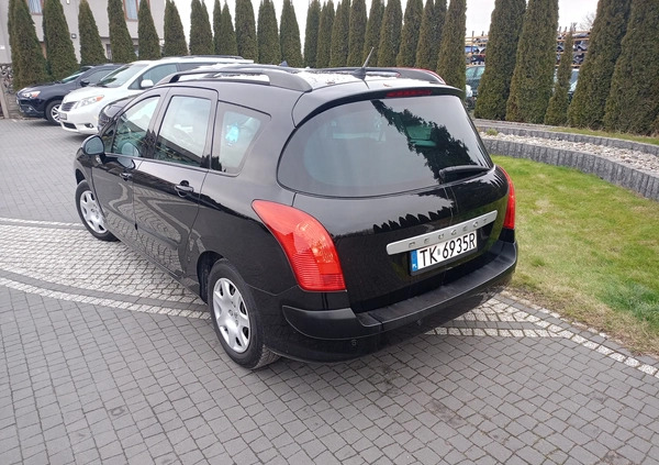 Peugeot 308 cena 9300 przebieg: 263222, rok produkcji 2009 z Sędziszów małe 154